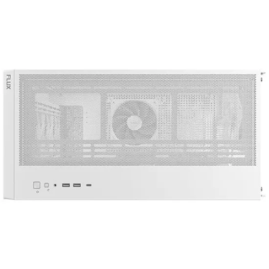 Antec Flux Mesh Mid Tower E-ATX Case 5 Fan White
