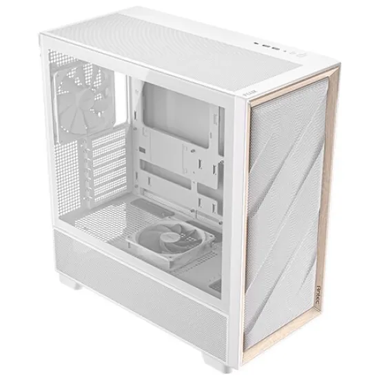 Antec Flux Mesh Mid Tower E-ATX Case 5 Fan White