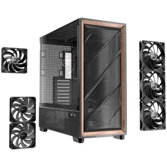 Antec Flux Pro Full Tower E-ATX Case 6 Fan Black