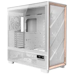 Antec Flux Pro Full Tower E-ATX Case 6 Fan White