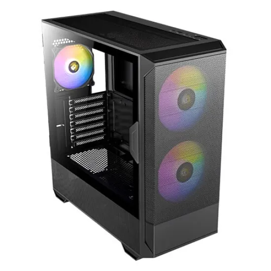 Antec NX416 ARGB Mid Tower ATX Case 3 Fan Black