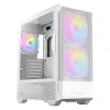 Antec NX416L ARGB Mid Tower ATX Case 3 Fan White