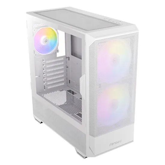 Antec NX416L ARGB Mid Tower ATX Case 3 Fan White