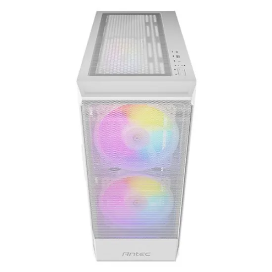 Antec NX416L ARGB Mid Tower ATX Case 3 Fan White