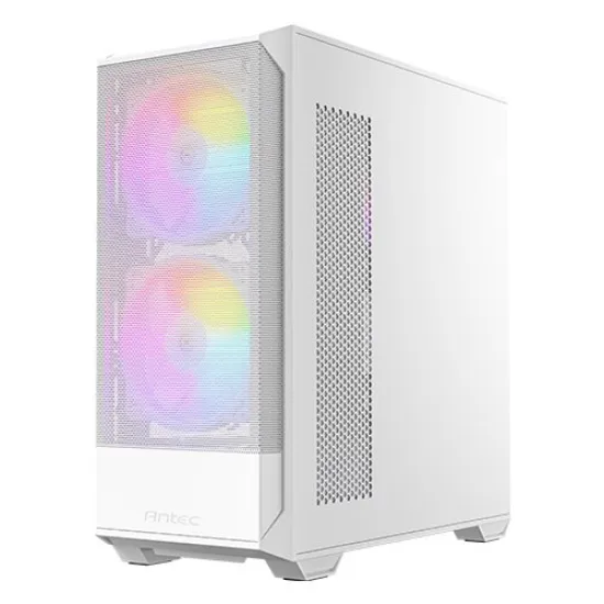 Antec NX416L ARGB Mid Tower ATX Case 3 Fan White