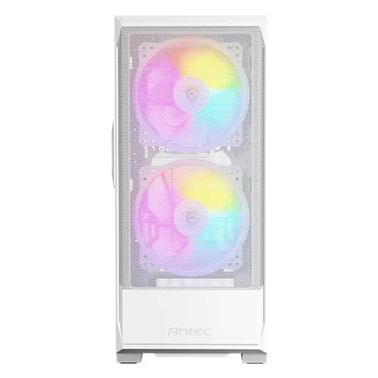 Antec NX416L ARGB Mid Tower ATX Case 3 Fan White