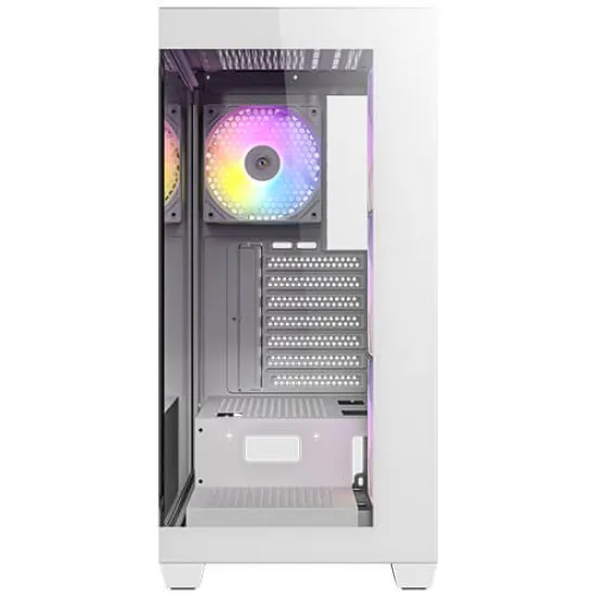 Antec CX300 Mid Tower Case 4 Fan ARGB White + Antec Atom B750 80+ Bronze Power Supply