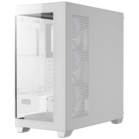 Antec CX300 Mid Tower Case 4 Fan ARGB White + Antec Atom B750 80+ Bronze Power Supply