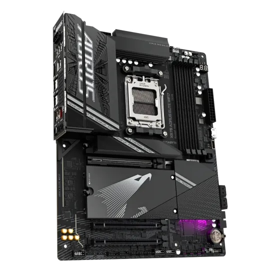 Gigabyte X870 AORUS ELITE WIFI7 AM5 ATX Motherboard Black