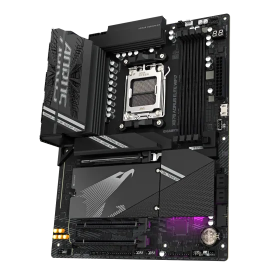 Gigabyte X870 AORUS ELITE WIFI7 AM5 ATX Motherboard Black