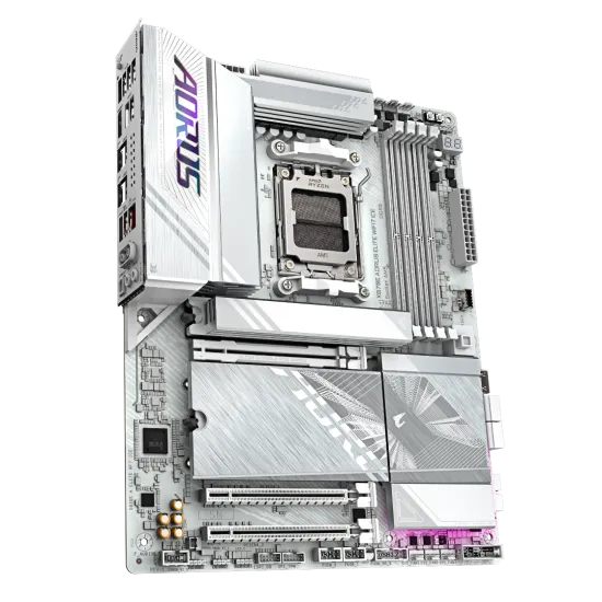 Gigabyte X870E AORUS ELITE WIFI7 ICE DDR5 AM5 ATX Motherboard White