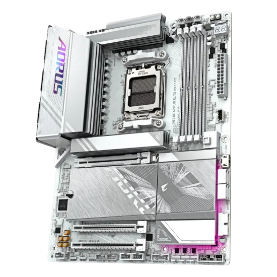 Gigabyte X870E AORUS ELITE WIFI7 ICE DDR5 AM5 ATX Motherboard White