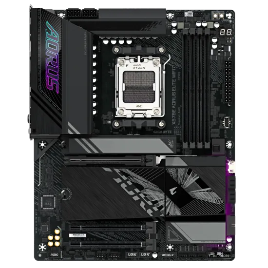 Gigabyte X870E AORUS ELITE WIFI7 AM5 ATX Motherboard Black