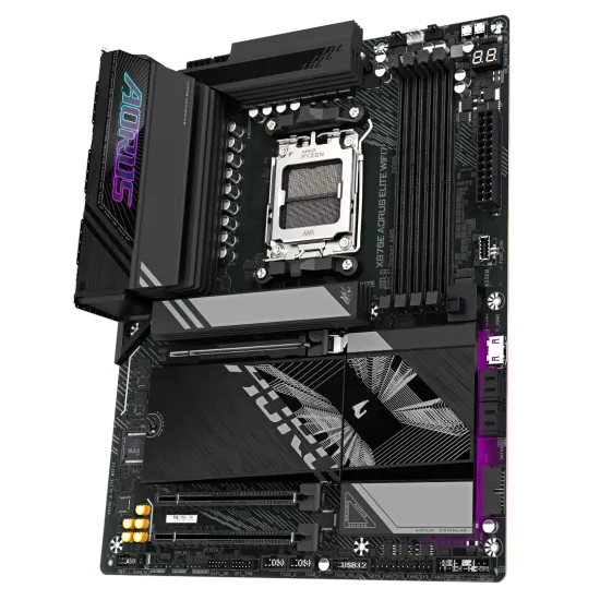 Gigabyte X870E AORUS ELITE WIFI7 AM5 ATX Motherboard Black