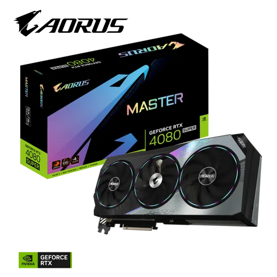 AORUS GeForce RTX 4080 SUPER MASTER 16GB GDDR6X Graphics Card