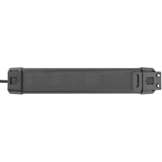 Brennenstuhl Premium-Line Power Strip with 6 Sockets 3M Cable with Switch Black
