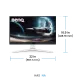 BenQ MOBIUZ EX251 Gaming Monitor 25 Inch IPS FHD 220Hz Black