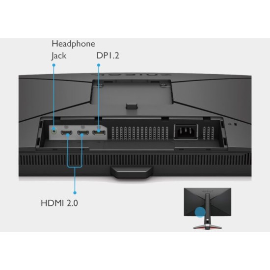 BenQ EX2510S MOBIUZ 1ms IPS 165Hz Gaming Monitor