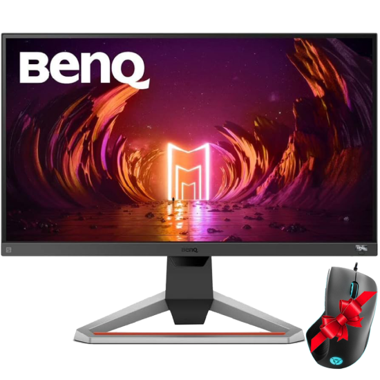 BenQ EX2510S MOBIUZ 1ms IPS 165Hz Gaming Monitor + Lenovo M500 RGB Gaming Mouse (Gift)