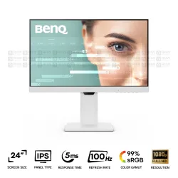 BenQ GW2486TC Office Monitor 24 Inch IPS FHD 100Hz 5ms USB C Charger White