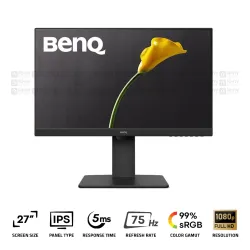 BenQ GW2785TC Office Monitor 27 Inch IPS FHD 75Hz 5Ms Black + HP 150 Wireless Mouse (Gift)