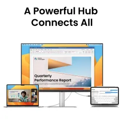 BenQ MA320U Designer Monitor For MacBook 32 Inch IPS 4K 60Hz 5Ms Built-in Speaker Silver