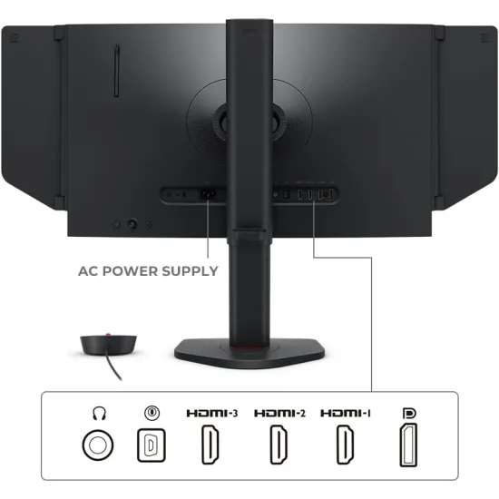 BenQ ZOWIE XL2586X+ Esports Gaming Monitor 24 Inch Fast TN FHD 600Hz Black