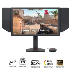 BenQ ZOWIE XL2586X 24 Inch Fast TN FHD 540Hz Esports Gaming Monitor Black