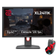 BenQ ZOWIE XL2411K 24 Inch TN 1080p 144Hz Esports Gaming Monitor + Lenovo M500 Gaming Mouse (Gift)