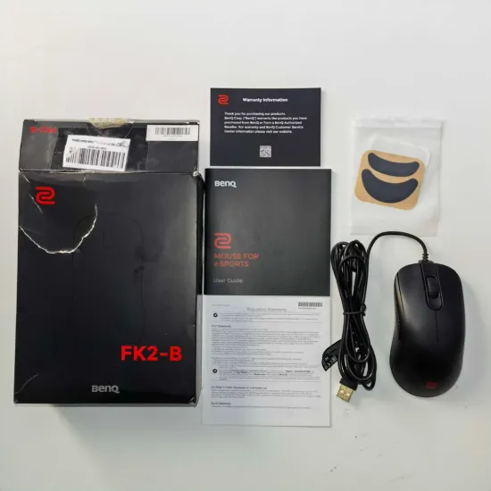 BenQ ZOWIE FK2-B Wired Gaming Mouse 3200 DPI 5 Buttons Black (Open Box)