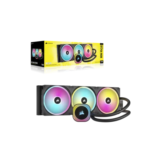 Corsair iCUE Link H170I LCD Liquid Cooler RGB 420mm - Black