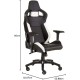 Corsair T1 Race Black-White Gaming Chair