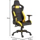 Corsair T1 Race Black-Yellow Gaming Chair