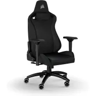 Corsair TC200 Gaming Chair - Plush Leatherette - Black-Black Corsair TC200 Gaming Chair - Plush Leatherette - Black-Black