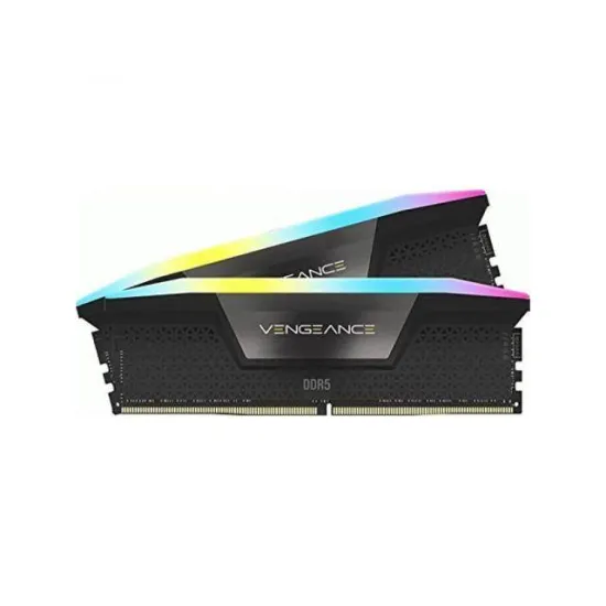 Corsair VENGEANCE DDR5 RAM 64GB (2x32GB) 6600MHz CL32 RGB RAM - Black