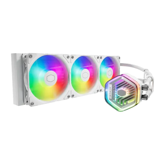 Cooler Master MasterLiquid 360 Atmos ARGB Liquid Cooler White