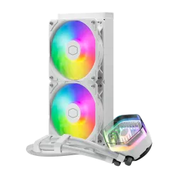 Cooler Master MasterLiquid 240 Atmos ARGB Liquid Cooler White