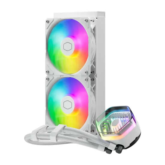 Cooler Master MasterLiquid 240 Atmos ARGB Liquid Cooler White