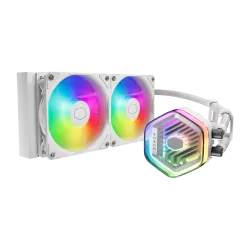 Cooler Master MasterLiquid 240 Atmos ARGB Liquid Cooler White