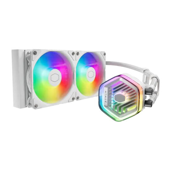 Cooler Master MasterLiquid 240 Atmos ARGB Liquid Cooler White