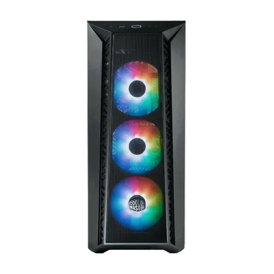 Cooler Master MasterBox MB520 MESH Mid Tower Case 3 Fan ARGB Black