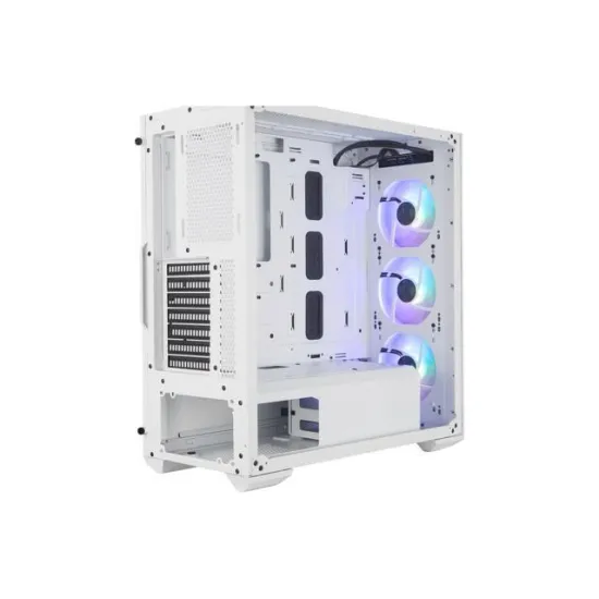 Cooler Master TD500 V2 Mesh Mid Tower Case 3 Fan ARGB White