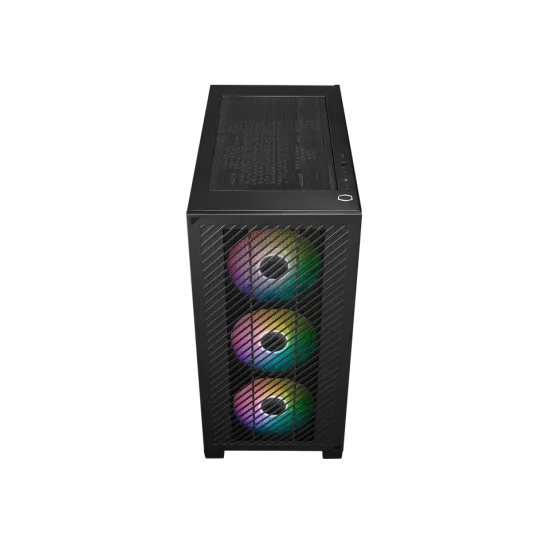 Cooler Master Elite 301 Mid Tower Case 3 Fan ARGB Black + ELITE NEX PN600 Power Supply