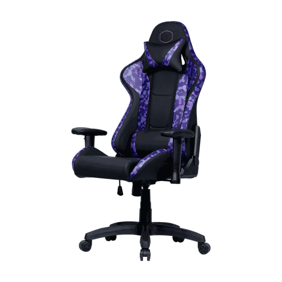 Cooler Master Caliber R1S Camo Gaming Chair - Black/Purple