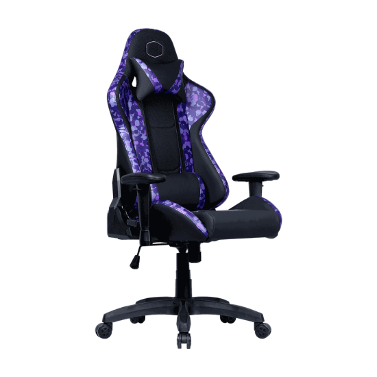 Cooler Master Caliber R1S Camo Gaming Chair - Black/Purple