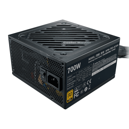 Cooler Master G700 80 PLUS Gold 700W Non Modular Power Supply 