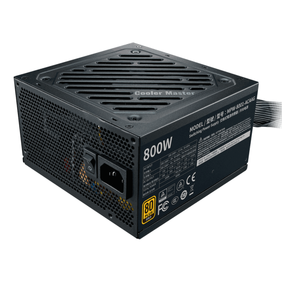 Cooler Master G800 80 PLUS Gold 800W Non Modular Power Supply