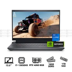 DELL G15 5530 Laptop Core i7-13650HX 16GB DDR5 1TB SSD RTX 4060 8GB 15.6" FHD 360Hz Win 11 Black