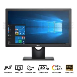 DELL E2016HV Monitor 19.5 Inch TN HD 60Hz 5Ms Black