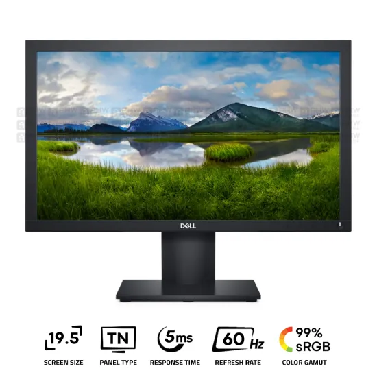 DELL E2020H Monitor 19.5 Inch TN FHD 60Hz 5Ms Black